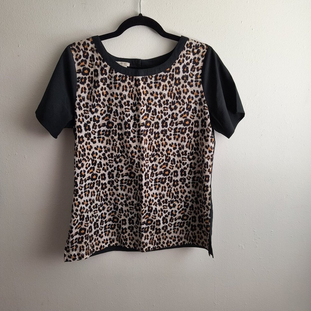 Van Heusen Leopard Short Sleeve Blouse